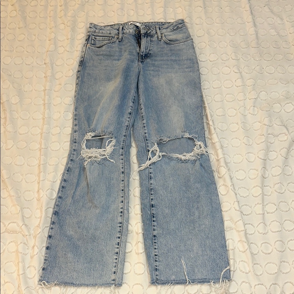 Forever 21 Women's low waist flare jeans